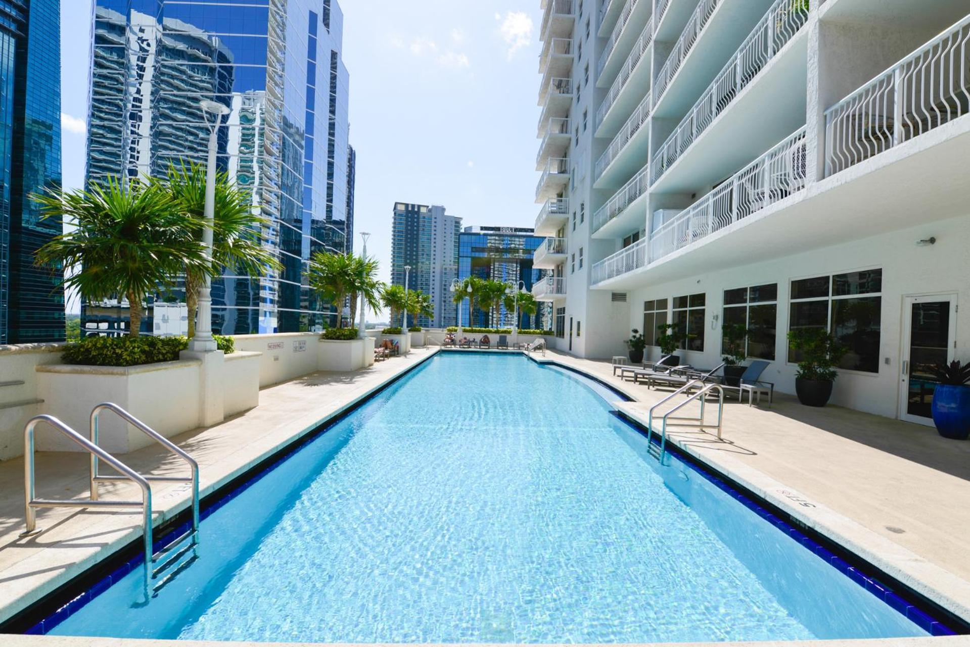 Wonderful Condo In The Heart Of Brickell With Pool Майами Экстерьер фото